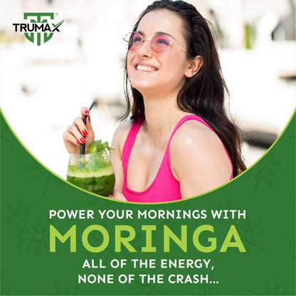 TRUMAX™ Organic Moringa Powder | Drumstick Leaf Powder | Natural Multi-vitamin | Good for Immunity, Digestion, skincare and Haircare | 100% Natural and Preservative-free