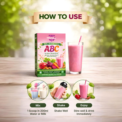TRUMAX ABC Powder Apple Beetroot Carrot Nutrition Drink Mix for Immunity & Energy