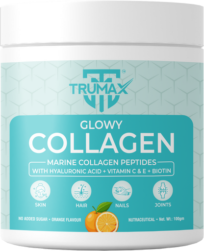 TRUMAX™ Glowy Marine Collagen Supplement Type 1 & 3 | For Healthy Skin, Hair & Bone