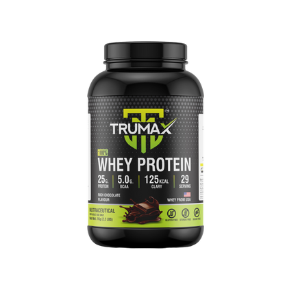 TRUMAX™  100% WHEY PROTEIN | Raw from USA | 25g Protein | 5.0g BCAA & 11.7g EAA