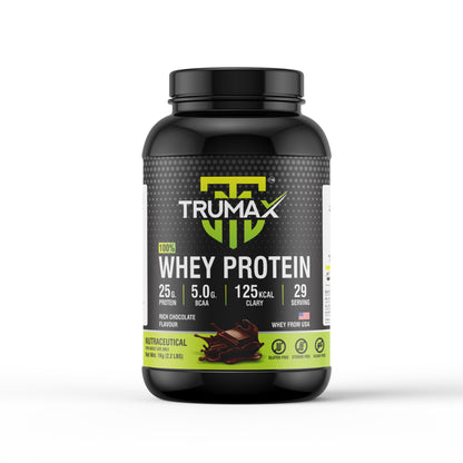 TRUMAX™  100% WHEY PROTEIN | Raw from USA | 25g Protein | 5.0g BCAA & 11.7g EAA