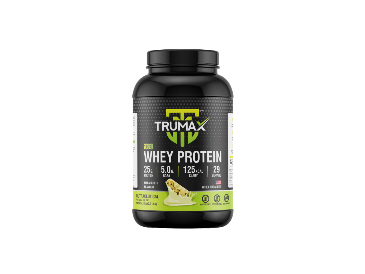 TRUMAX™  100% WHEY PROTEIN | Raw from USA | 25g Protein | 5.0g BCAA & 11.7g EAA