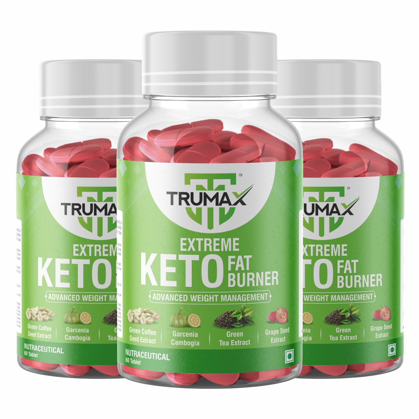 TRUMAX Extreme Keto Fat Burner for Men & Women - Weight Loss Product |Garcinia Cambogia