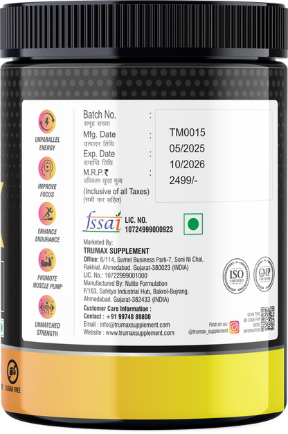 TRUMAX Charge X Pre-workout