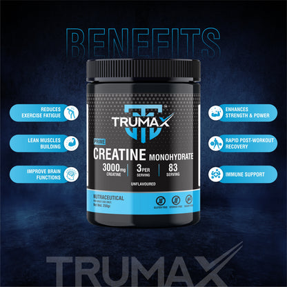 TRUMAX™ PRIME CREATINE MONOHYDRATE POWDER | 3000mg Creatine