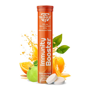 TRUMAX™ IMMUNITY BOOSTER EFFERVESCENT TABLET | 1000mg Natural Vitamin C & Zinc