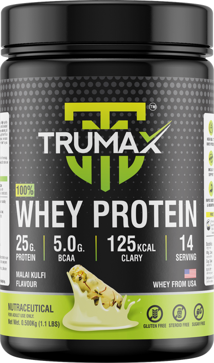 TRUMAX™  100% WHEY PROTEIN | Raw from USA | 25g Protein | 5.0g BCAA & 11.7g EAA