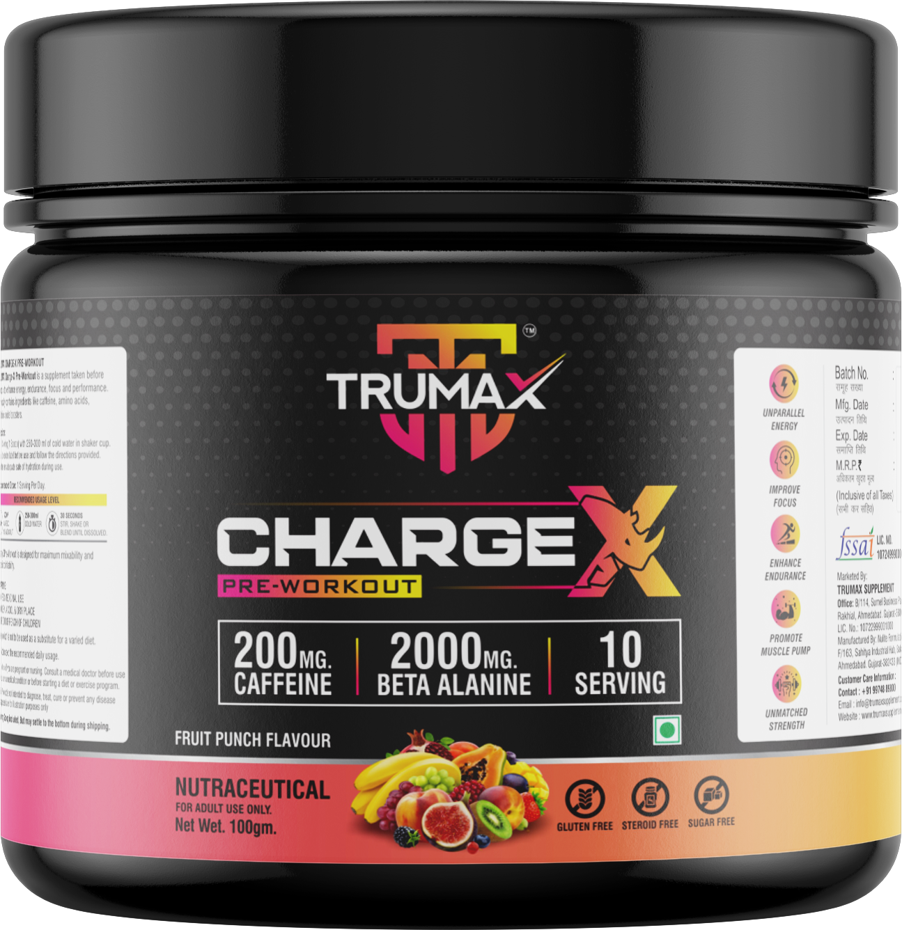 TRUMAX Charge X Pre-workout