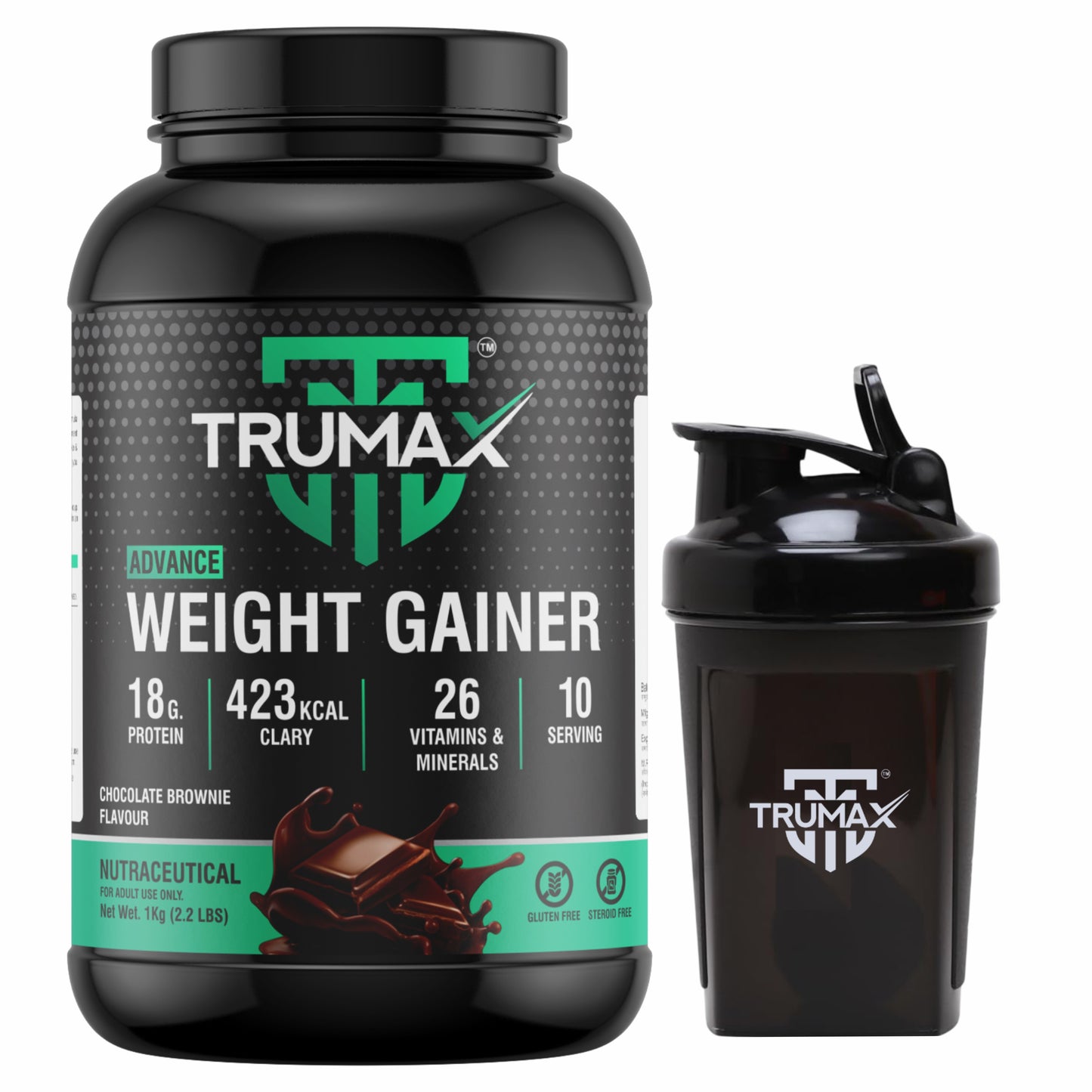 ADVANCE WEIGHT GAINER POWDER + SHAKER / CREATINE