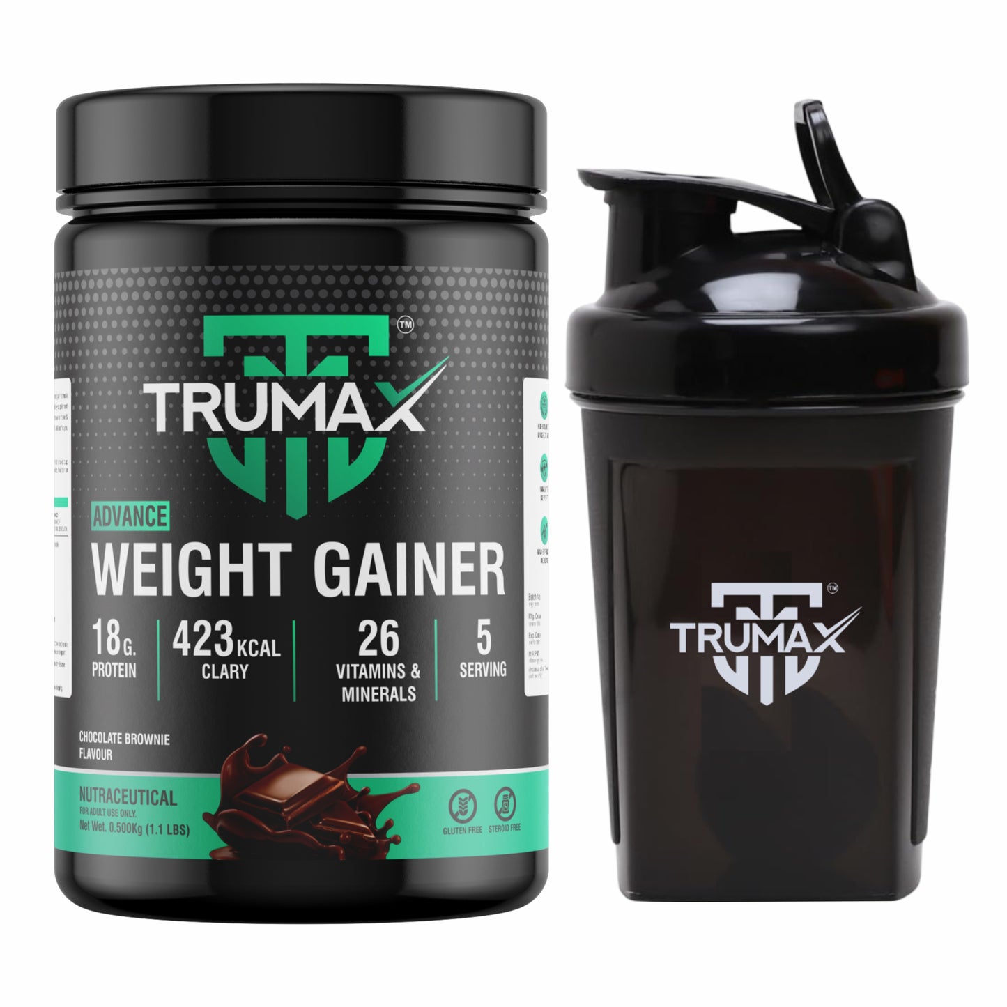 ADVANCE WEIGHT GAINER POWDER + SHAKER / CREATINE