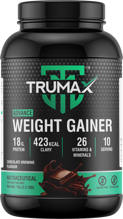 TRUMAX™ ADVANCE WEIGHT GAINER | 423 kcal Calories & 18g Protein | 26 Vitamins & Minerals