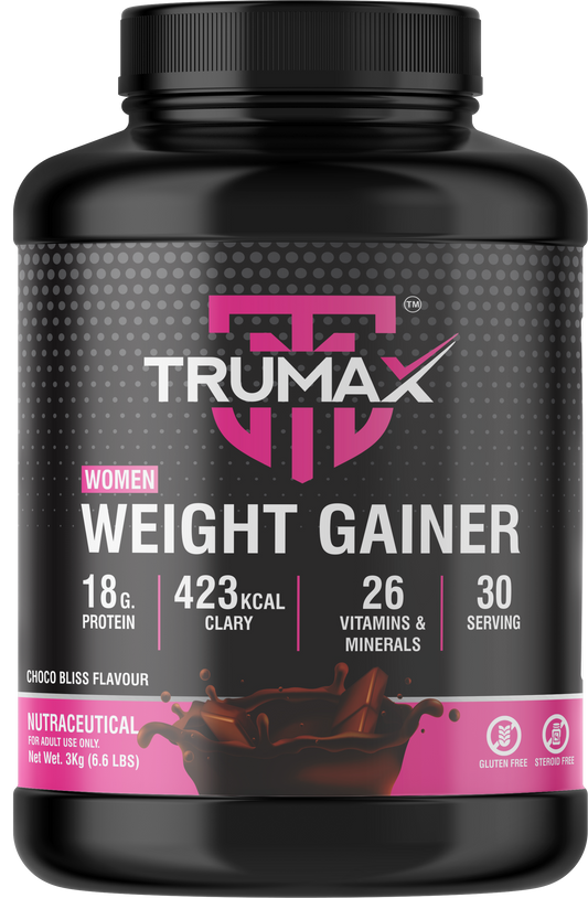 TRUMAX™ WOMEN WEIGHT GAINER | 423 kcal Calories & 18g Protein | 26 Vitamins & Minerals