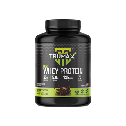 TRUMAX™  100% WHEY PROTEIN | Raw from USA | 25g Protein | 5.0g BCAA & 11.7g EAA