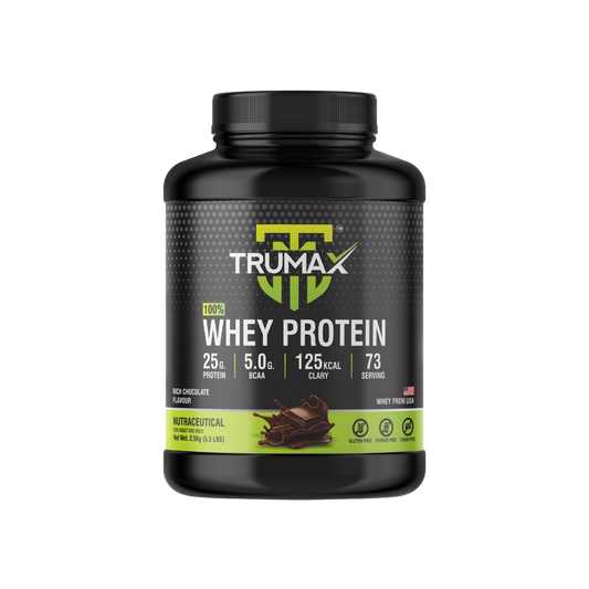 TRUMAX™  100% WHEY PROTEIN | Raw from USA | 25g Protein | 5.0g BCAA & 11.7g EAA