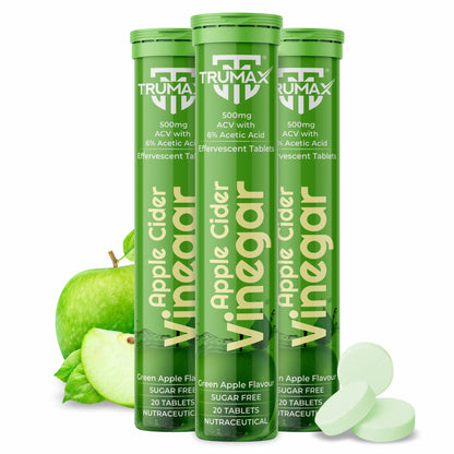 TRUMAX™ APPLE CIDER VINEGAR EFFERVESCENT TABLET | 500mg ACV