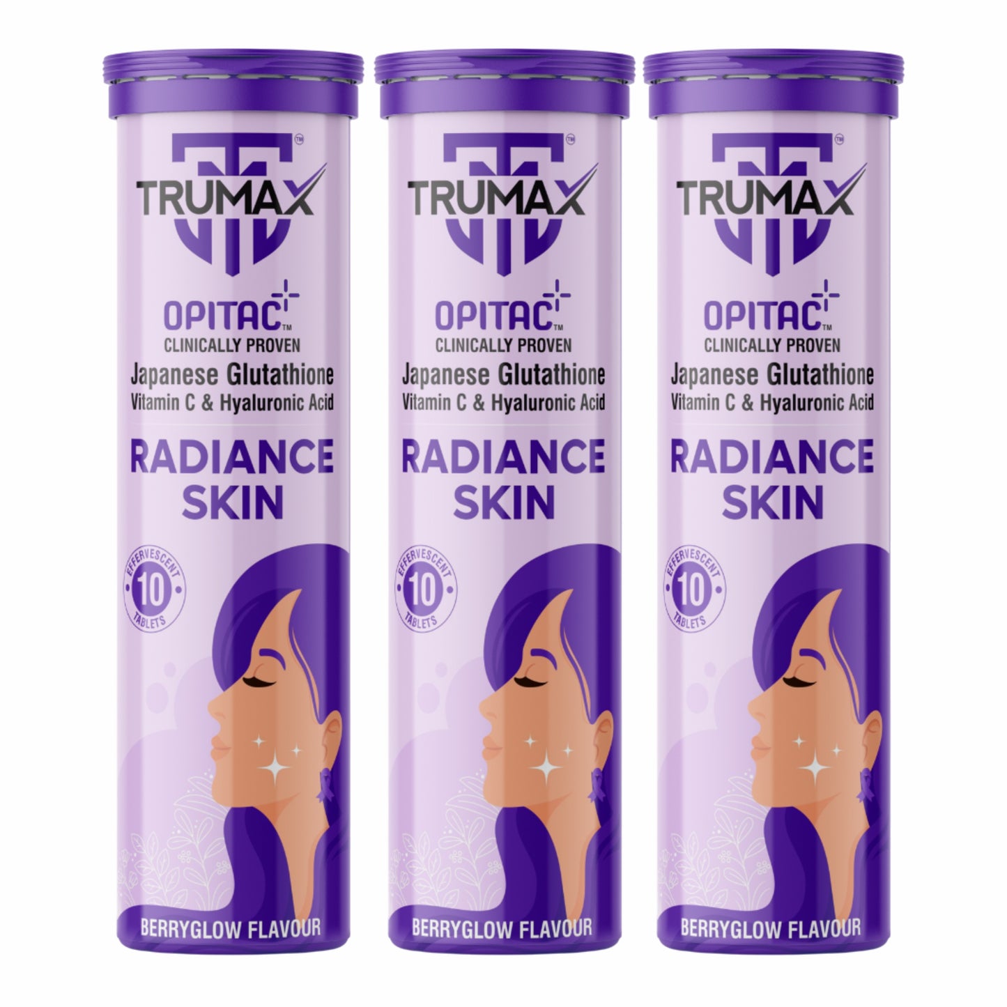 TRUMAX Radiance Skin Japanese OPITAC Glutathione & Vitamin C for Bright Glowing Skin