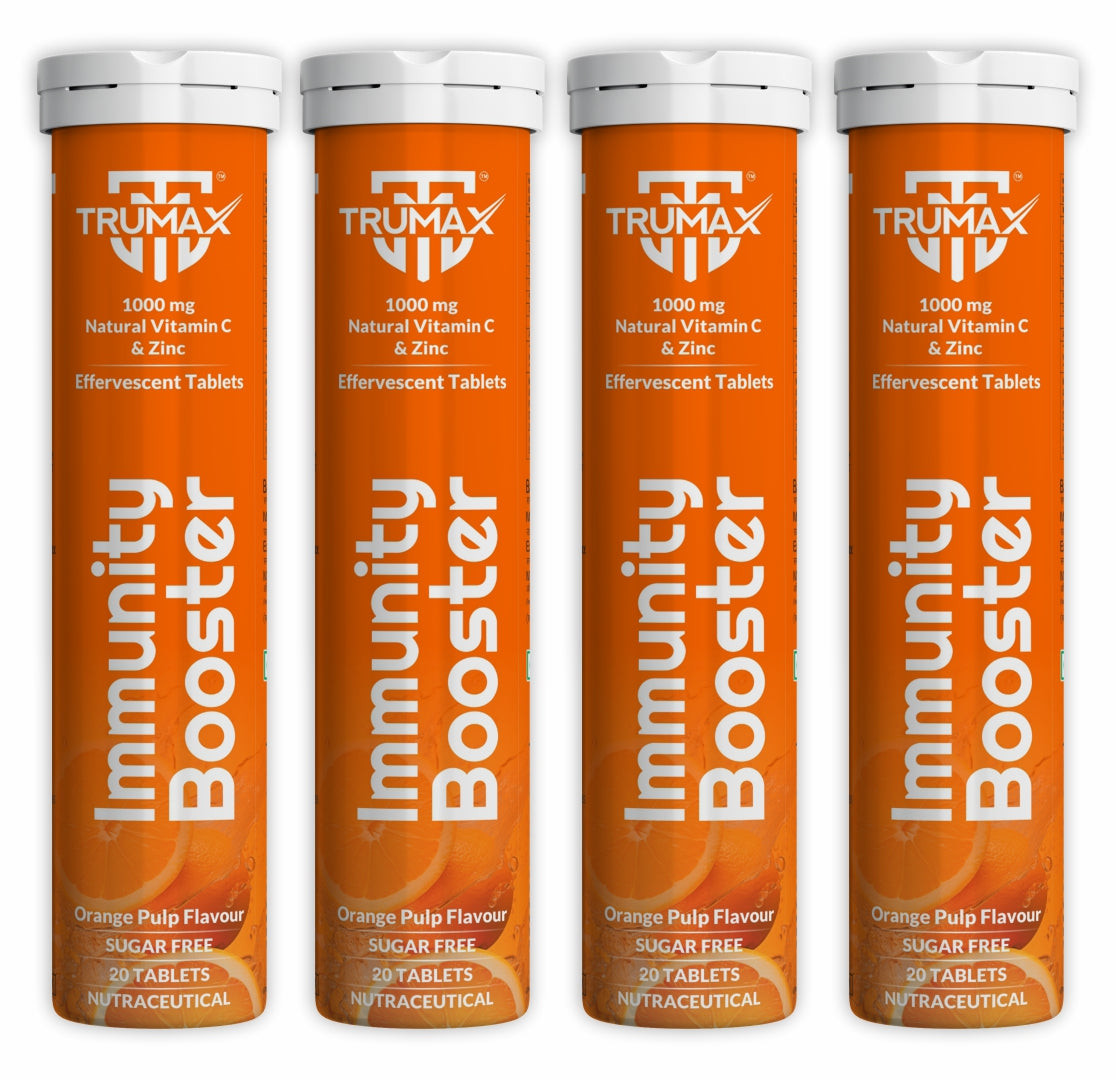 TRUMAX™ IMMUNITY BOOSTER EFFERVESCENT TABLET | 1000mg Natural Vitamin C & Zinc