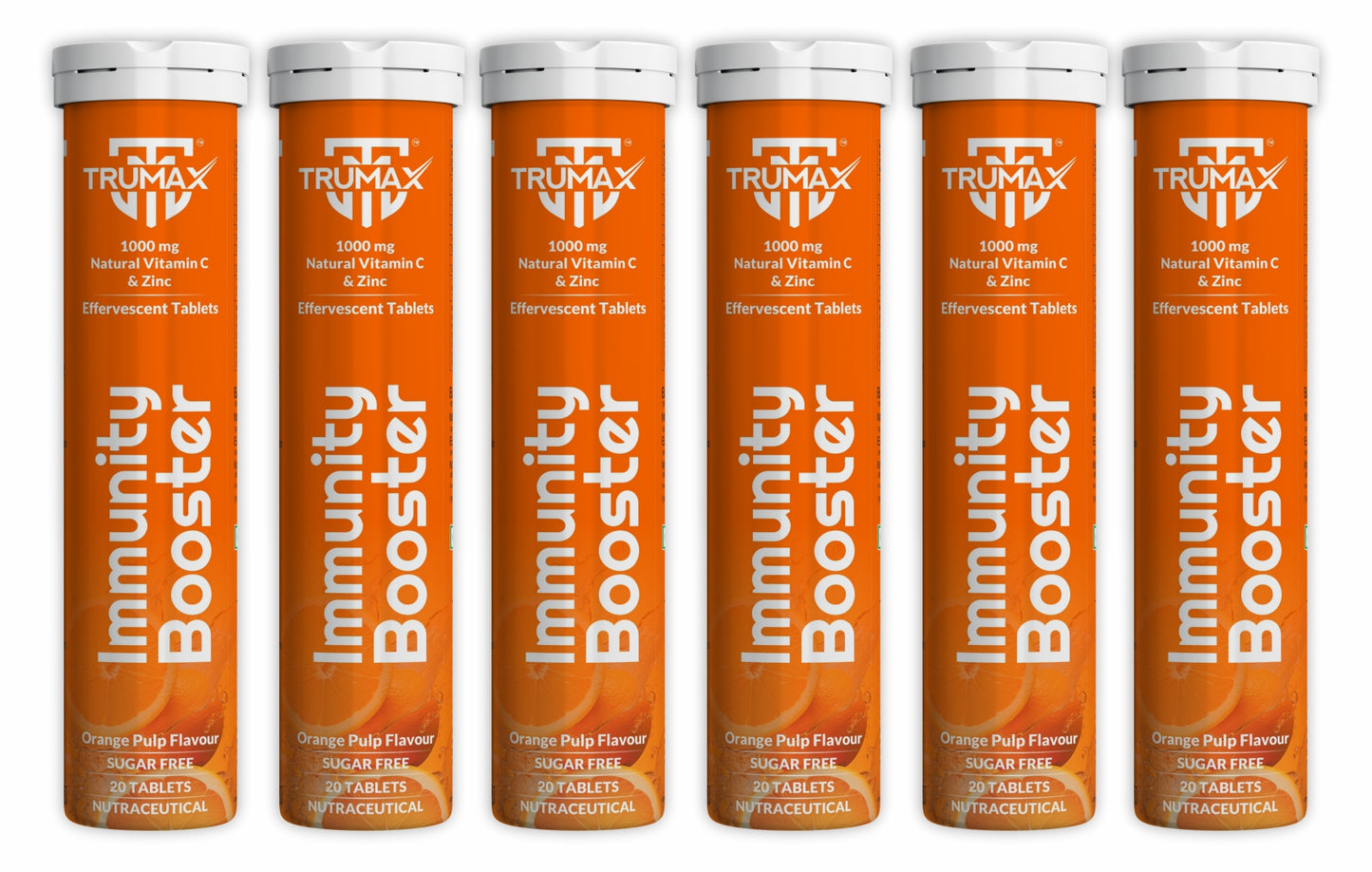 TRUMAX™ IMMUNITY BOOSTER EFFERVESCENT TABLET | 1000mg Natural Vitamin C & Zinc