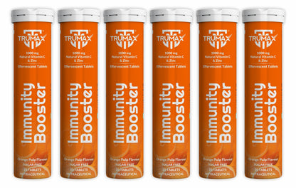 TRUMAX™ IMMUNITY BOOSTER EFFERVESCENT TABLET | 1000mg Natural Vitamin C & Zinc