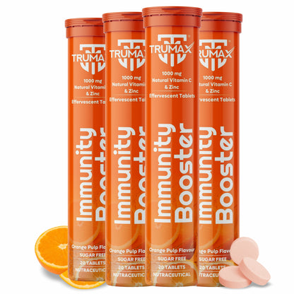 TRUMAX™ IMMUNITY BOOSTER EFFERVESCENT TABLET | 1000mg Natural Vitamin C & Zinc