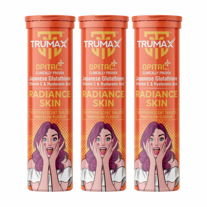 TRUMAX Radiance Skin Japanese OPITAC Glutathione & Vitamin C for Bright Glowing Skin